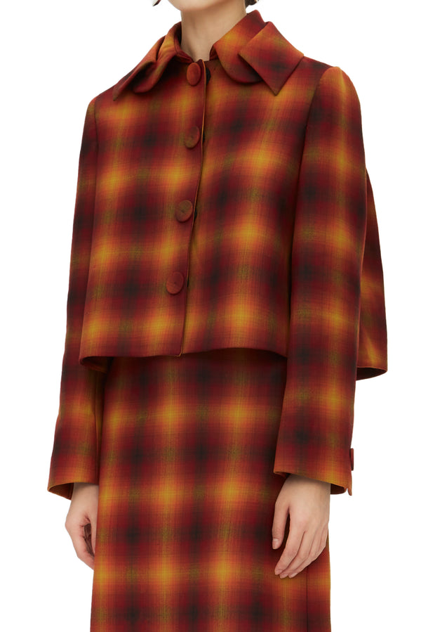 Shushutong short jacket aw21co03 orange